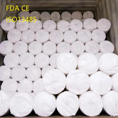 China White Sterile 100% Cotton Absorbent Gauze Roll Jumbo Gauze Roll For South Africa Local Suppliers for sale