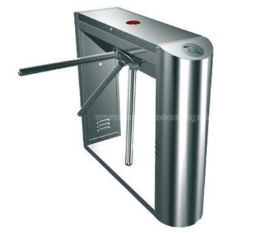 China Access Control System Fingerprint Automated Tripod Turnstile Gate With Rfid Smart Card And Time Attandance for sale