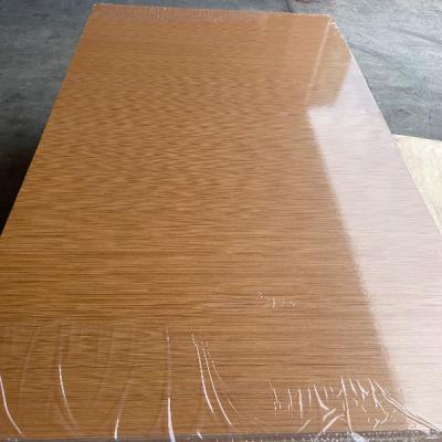 Cina Fogli di legno compensato UV Topcoat Teak Veneer 25 mm per pannelli a parete in vendita