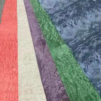 China Moisture Proof Dyed Veneer Sheets , Coloured Green Purple 0.5 Mm Wood Veneer for sale