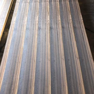China 0.50mm Smoked Veneer Eucalyptus Quarter Cut Figured Wood Coverings for sale