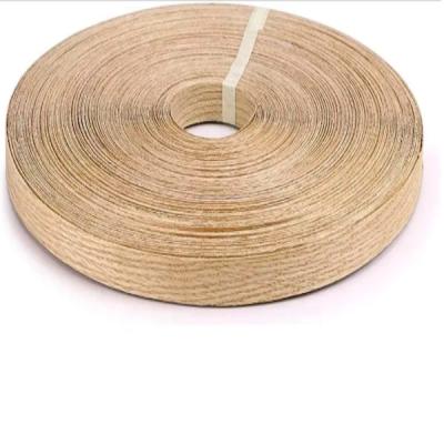 China Red Oak Wood Edge Banding FSC Flexible Plywood Strip Tape 3/4 Inch 250 Ft for sale
