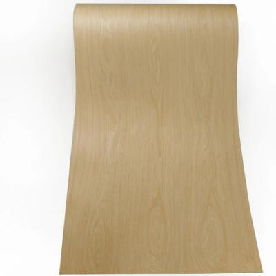 China 0.45mm Table Top Veneer , UV Coating Engineered Recon Wood Veneer for sale