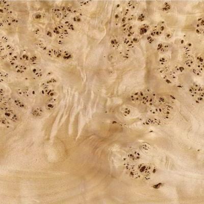 China 0.50mm Burl Wood Veneer Natural American Walnut Mappa With Fleece for sale