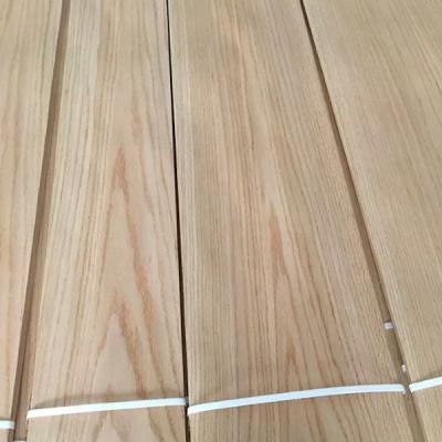China 0.5mm houten vloer fineer witte MSF binnenshuis kroon gesneden eikenplaat Te koop