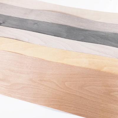 China Melamine Glue Dyed Wood Veneer 0.80mm Furniture Skin Moisture Proof for sale