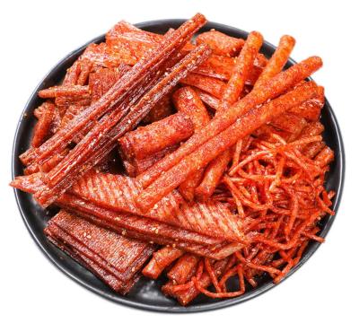 China Natural Organic Wheat Flour Food Spicy Strips Gluten 100g for sale