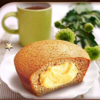 China Halal Custard Cream Cake Soft Cake Cookies Egg Yolk Pie for sale