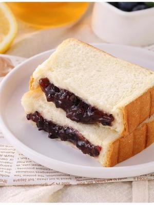 China Ready To Eat Packaged Sandwich Bread With Purple Rice Bag Packaging for sale