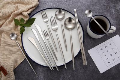 China China Newto NC099 Hot Sale Brush Polish Stainless Steel Cutlery Set Flatware Set for sale