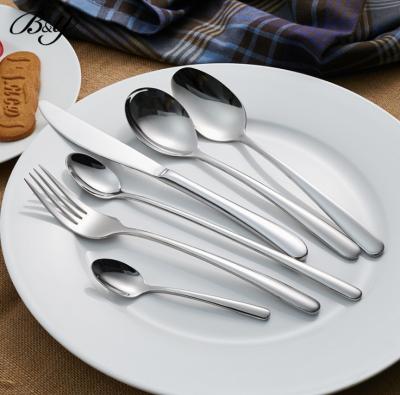 China Elegant Design Stainless Steel Cutlery High-Grade Banquet Tableware Flatware Kitchen Household for sale