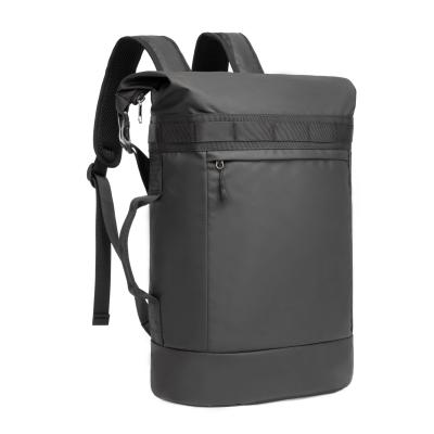 China Unisex RPET Backpack Manufacturer Anti Splash Roll Top Laptop Backpack for sale