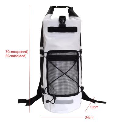 China Outdoor 500d PVC Waterproof Dry Bag For Boating Camping Customized Logo for sale