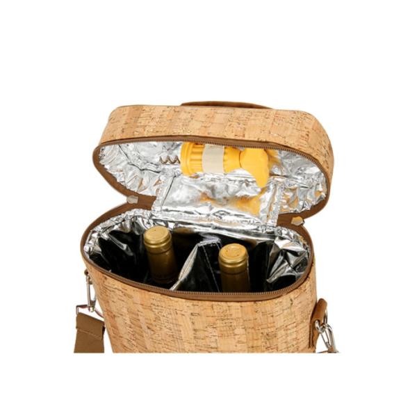 Quality Unisex Waterproof Cork Wine Bag Carrier Eco Friendly With Interlayer for sale