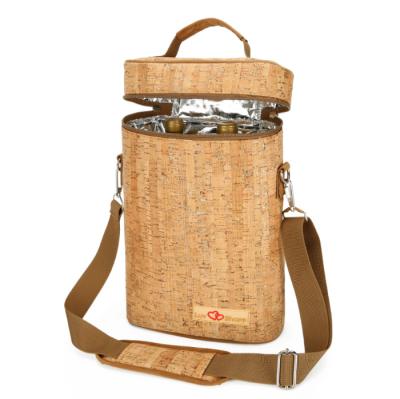 China Eco Friendly Cork Wine Cooler Bags Customized Color And Logo for sale