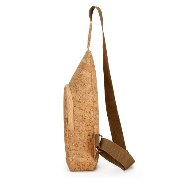 Quality Unisex Cork Crossbody Shoulder Bag Waterproof Eco Friendly for sale