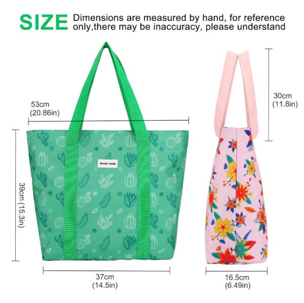 Quality Women Large Beach Tote Bag Polyester Oversize Tote Bag Machine Wash for sale