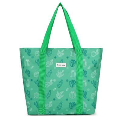 China Women Large Beach Tote Bag Polyester Oversize Tote Bag Machine Wash for sale