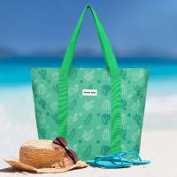 Quality 100 % Polyester Large Tote Bags For Women Beach Handle Tote Bag for sale