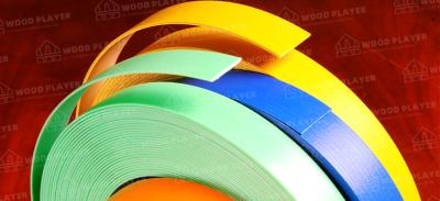 China Thick 0.2mm-0.5mm PVC Edge Banding Tape For Furniture for sale