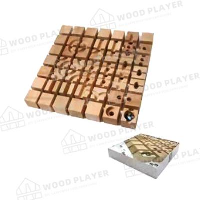 China Original Wood Rolling Ball Blocks Wooden Puzzles Children Training Toys for sale
