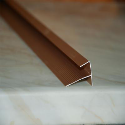 China Customized Aluminum Tile Trim High Grip Carborundum For Floor Trims Transition for sale