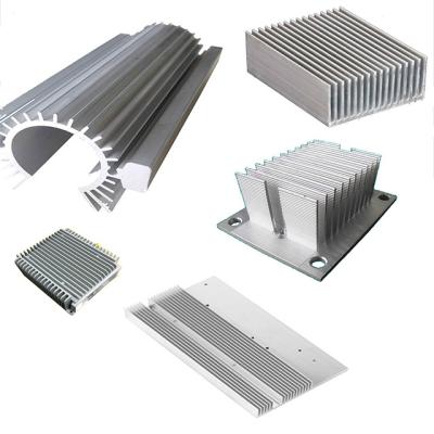 China Sustainable Aluminum Industrial Profile Outside Fin Aluminum Radiator For Air Conditioner for sale