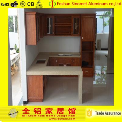 China Kitchen Cabinets Extrusion Profiles Aluminum Antique Style Extrusion Profiles for sale