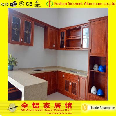 China Home Used Aluminum Extrusion Profiles Kitchen Cabinets Craigslist for sale