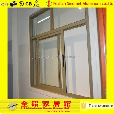 China Easy Used Aluminum Alloy Window Profile Sliding Window Sections Catalogue for sale