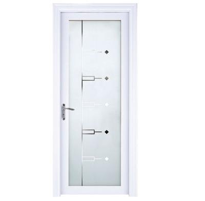 China Waterproof Aluminum Room Door Interior Painting Surface  Bathroom Door for sale