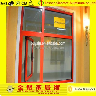 China Casement Aluminum Alloy Window Power Coating  Customized Size Window for sale