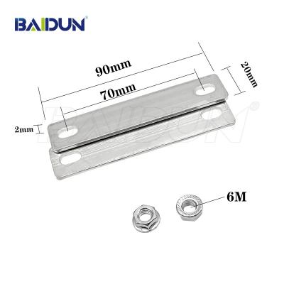 China Connection Piece 3.2V 90AH Nickel Plated Copper Busbar 0.05kg for sale