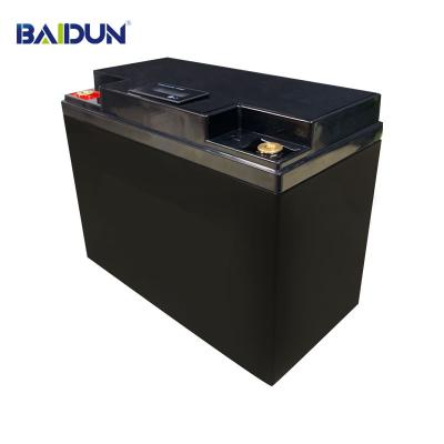 China BAIDUN Solar Panel Lifepo4 12V Lithium Battery Pack DOD80% for sale
