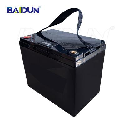 China Black 50A Solar 12V Lithium Battery Pack 260*168*210mm for sale