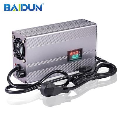 China Solar Lithium Battery Accessories Smart Lithium Battery Charger 10A for sale