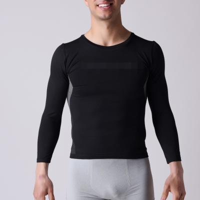 China Men sportswear,  elastic for movement,  Athletic Shirt,  Sublimation Yoga shirts,  XLLS001,  More ventilated for sale