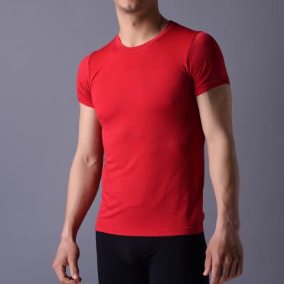China Seamless T-shirt, customized  for party, workout,even office.  XLSS005, Red Yoga shirt, for sale