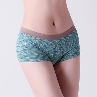 China Lady underwear,  popular melange green  design,   soft weave.  XLS008 ,girl  underwear for sale
