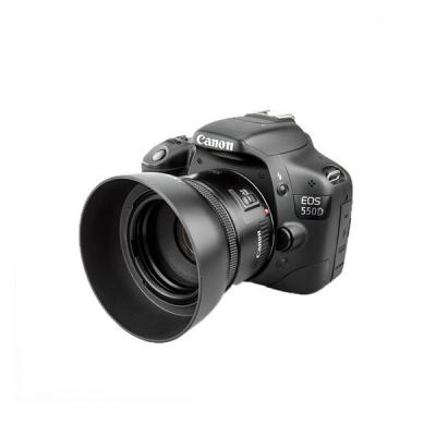 China Professional Camera Bayonet Mount Plastic ES-62 Lens Hood for Canon EOS EF 50mm f/1.8 II à venda