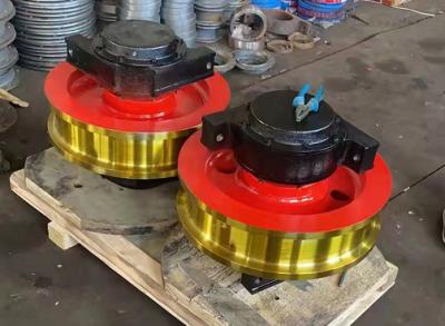 China Steel Forged Wheels Set Machine Parts For 500x150 Crane Crown Wheel for sale