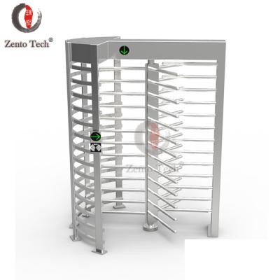 China SUS304 Full Height Security Turnstile Rotating Security Gates Bidirectional for sale