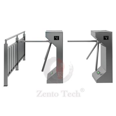China 304 Stainless Steel Access Control Three Arm Turnstile Gate 0.2s/Person for sale