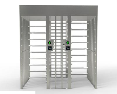 China 304 Stainless Steel Full Height Door Gate Anti Tailgating Access Turnstiles for sale