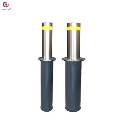 China IP67 Retractable Parking Hydraulic Rising Bollards 3s To 6s for sale
