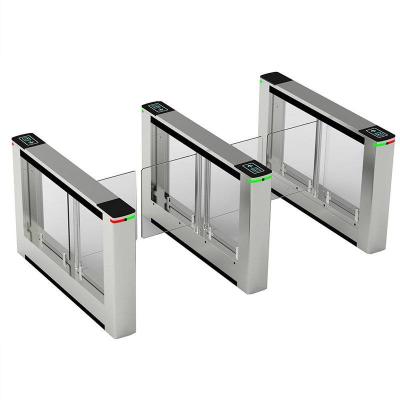 China Outdoor Traffic Counters 220V Swing Turnstile Gate Biometric Authentication for sale