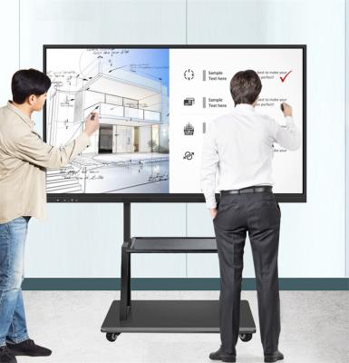 China ODM 4K Android OPS Display Smart Interactief Touch Screen Whiteboard 65 Inch 75 Inch Te koop