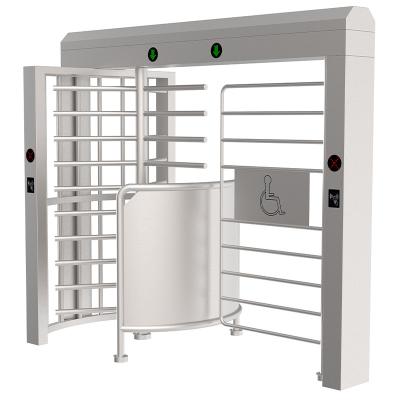 China Outdoor Anti-Rust 304/316 Stainless Steel Tourniquet Access Control Full Height Handicap Turnstile Gate for sale