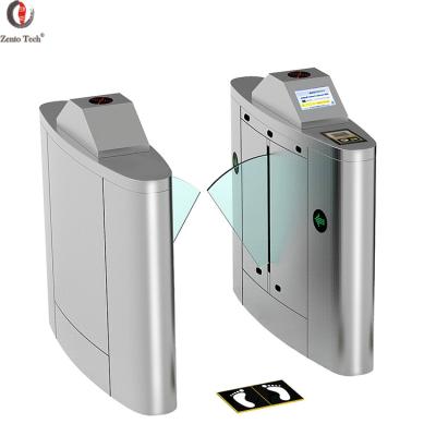 China Automatic Pedestrian Entrance Barrier Access Systems ESD Flap Barrier Turnstile for sale