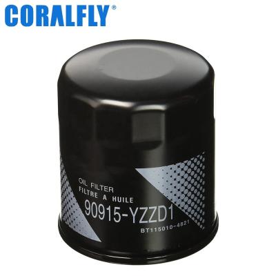 China Toyota 90915 Yzze1 Lube Oil Filter For Car Engine for sale